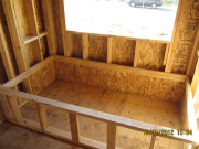 Master tub deck with OSB thermal barrier for insulation