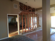 Interior demolition has begun