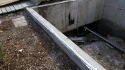 Plates are set in foam for anti-air infilteration