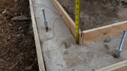 Corrected existing foundation-was 3 inches out of level