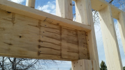 LVL headers have space for insulation