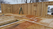 Interior walls are plated