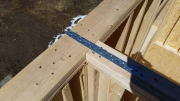 Exterior and interior wall connection