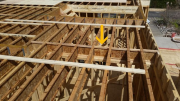 TJI roll blocks on top of walls