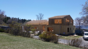 Trusses installed