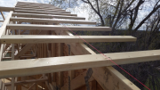 Gables are placed according to string line