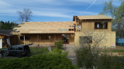 Main roof sheathing