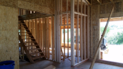 Tall entry closet walls