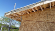 LVL ledger & LSL subfascia to support corners