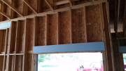 Headers are insulated with 2 inch foam