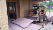 Rear patio is removed