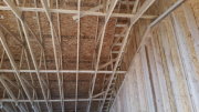 Garage trusses bracing.