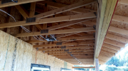 Rear porch roof