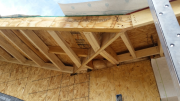 Soffit hip by family room