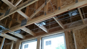 Can lights above loft area