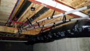 Ducts in north crawl space