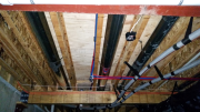 Ducts in north crawl space