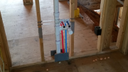 Boys bathroom plumbing