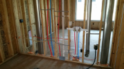 Laundry room wall