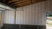 Insulated garage walls