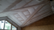 Insulated family room ceiling