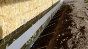 Epoxyed rebars for patios