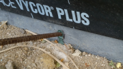 Epoxyed rebars for patios