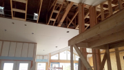 Drywall in progress