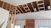 Drywall in progress