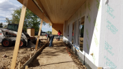 Compacting rear patio area
