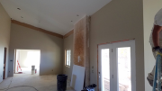 Interior paint in progress