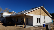 Exterior paint & stained eaves