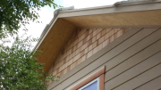 Gable cedar detail