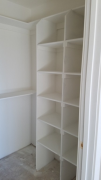 Installing closet shelving