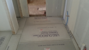 Brick floor underlayment