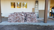 The brick has been delivered