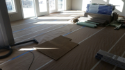 Quick-Step flooring is protected after installation