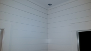 Guest bath shiplap siding