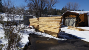 Trusses delivered