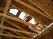 Openings between roofs for air circulation