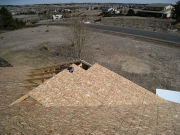 Garage roof dormer at front
