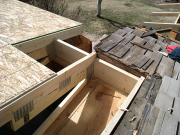 Transition between old & new roofs to be finished