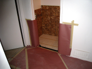 Basement bath prior to concrete work