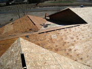 New roofs blend with old ones