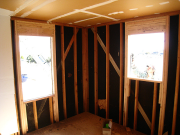 New laundry room window openings