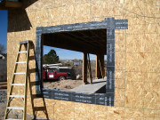 We install Vycor flashing for better moisture control