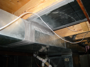 New and old ductworks are sealed for better air supply