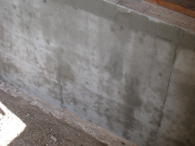 Moisture protection coating applied for future crawlspace