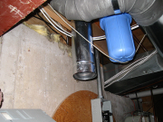 Vent for future gas water heater