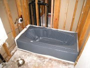 New tub is protected